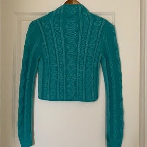 Size 12 ivivva cropped mock neck sweater